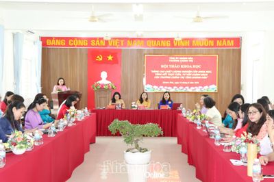 Trường Chính trị tỉnh Khánh Hòa tổ chức hội thảo về nâng cao chất lượng nghiên cứu khoa học