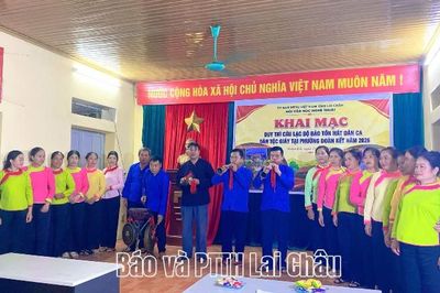 24 thành viên tham gia duy trì Câu lạc bộ bảo tồn hát dân ca dân tộc Giáy