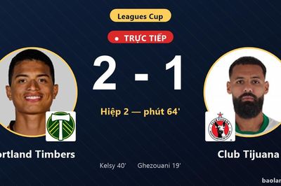 TRỰC TIẾPTrực tiếp Portland Timbers vs Club Tijuana: Portland Timbers vượt lên dẫn trước