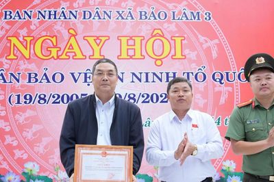 'Ngày hội toàn dân bảo vệ an ninh Tổ quốc' ở xã Bảo Lâm 3