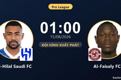 TRỰC TIẾPTrực tiếp Al-Hilal Saudi FC vs Al-Faisaly FC: Đội hình xuất phát