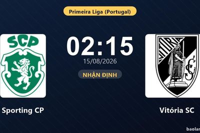 Nhận định Sporting CP vs Vitória SC: đội hình dự kiến