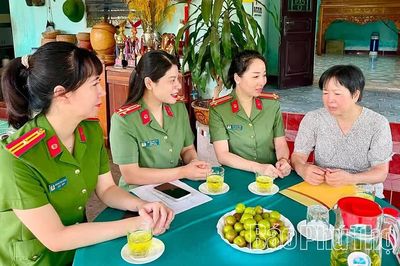 Lan tỏa hình ảnh đẹp của nữ Công an nhân dân