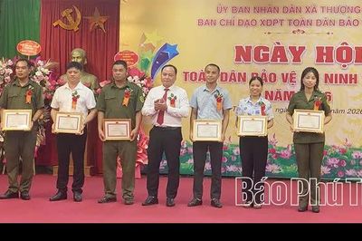 Thượng Cốc tổ chức ngày hội toàn dân bảo vệ an ninh Tổ quốc