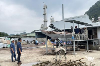 Làm rõ nguyên nhân khói đen tại Cụm công nghiệp Quang Sơn 1