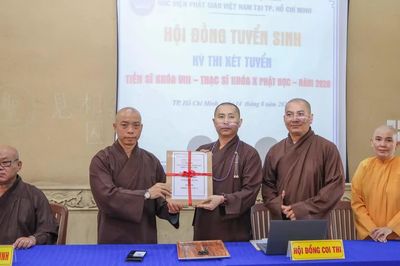 Học viện Phật giáo VN tại TP.HCM tổ chức thi tuyển sinh tiến sĩ khóa VIII, thạc sĩ Phật học khóa X năm 2026