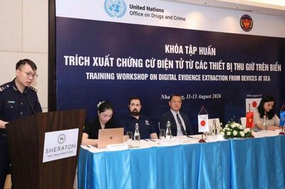 Hải quan Việt Nam và UNODC phối hợp tập huấn nâng cao năng lực thực thi pháp luật trên biển