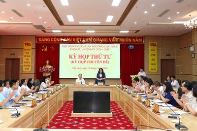 Phường Cầu Giấy quyết định ngân sách, đầu tư công và giáo dục