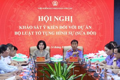 Khảo sát ý kiến về dự án Bộ luật Tố tụng hình sự (sửa đổi)