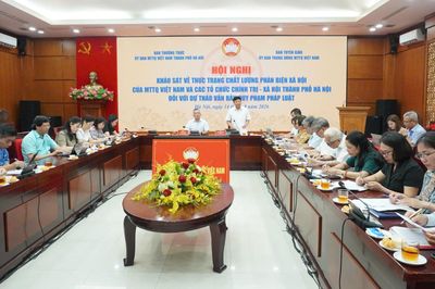Chú trọng kiểm tra, phản hồi sau phản biện xã hội