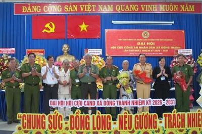 Đại hội đại biểu Hội Cựu CAND xã Đông Thạnh lần I (nhiệm kỳ 2026 -2031)