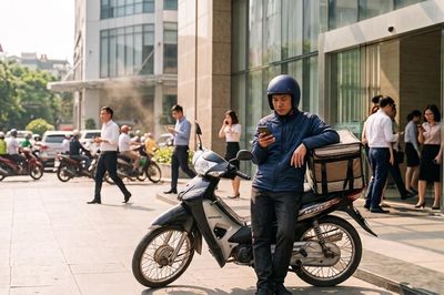 Nỗi khổ shipper đợi giữa nắng vì khách bảo chờ 5 phút rồi 'quên mất vì mải ăn'