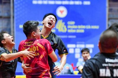 Bóng bàn nam Hà Nội và chức vô địch giàu cảm xúc tại Đại hội Thể thao toàn quốc 2026