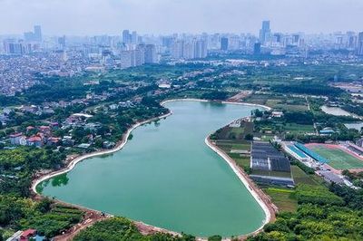 Hồ điều hòa Thụy Phương 2 góp phần giảm áp lực ngập úng phía Tây Bắc Thủ đô