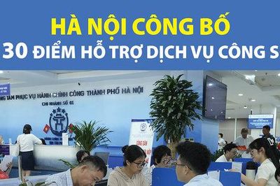 Hà Nội công bố 130 điểm hỗ trợ dịch vụ công số
