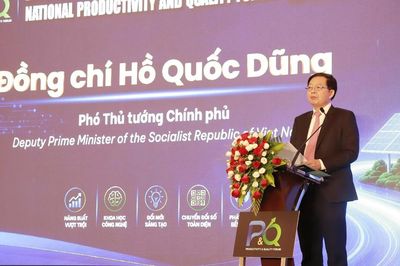 Phó Thủ tướng Hồ Quốc Dũng: Không có lựa chọn nào khác ngoài nâng cao năng suất