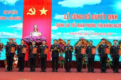 Vùng 4 Hải quân thành lập Tiểu đoàn Phương tiện không người lái