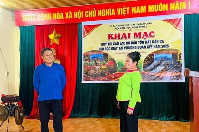 Để làn điệu dân ca Giáy ngân vang giữa đời sống hiện đại