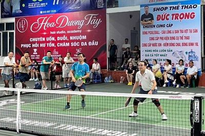 320 vận động viên tranh tài tại Giải Pickleball tỉnh Lai Châu