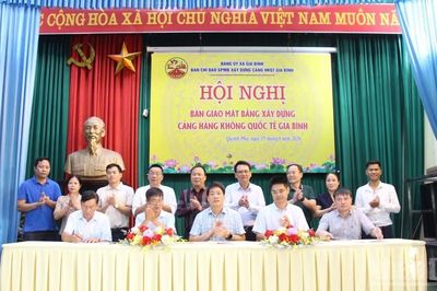 Một khu dân cư bàn giao 100% mặt bằng cho dự án Cảng hàng không quốc tế Gia Bình