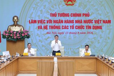 Kết luận của Thủ tướng Lê Minh Hưng tại Buổi làm việc với Ngân hàng Nhà nước Việt Nam và hệ thống các tổ chức tín dụng