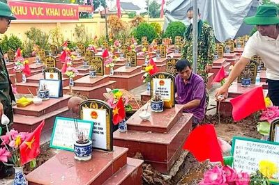Hưng Yên đẩy nhanh tiến độ lấy mẫu hài cốt liệt sĩ
