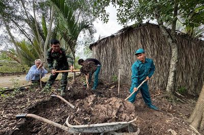 Ban CHQS xã Hưng Mỹ (Cà Mau): Học và thực hành theo gương Bác từ những việc làm cụ thể, thiết thực với nhu cầu của nhân dân