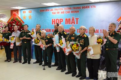 Họp mặt kỷ niệm 77 năm Ngày thành lập Trung đoàn 174