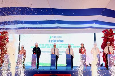 Khởi công nhà máy sản xuất bồn chứa độc lập trị giá 116 triệu USD