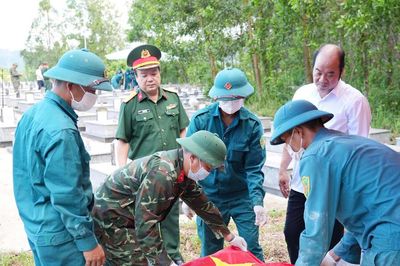 TP Huế hoàn thành lấy mẫu ADN tại 42/42 nghĩa trang liệt sĩ