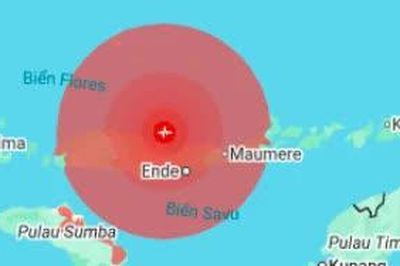 Indonesia cảnh báo sóng thần sau trận động đất mạnh 7,7 độ