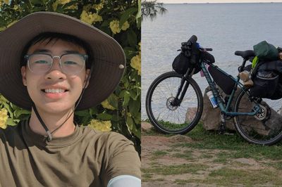 Sau kỳ thi tốt nghiệp THPT, nam sinh Tuyên Quang đạp xe xuyên Việt gần 1900km