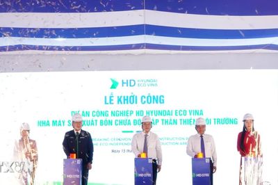 116 triệu USD nâng cấp, mở rộng nhà máy HD Hyundai Eco Vina ở Quảng Ngãi