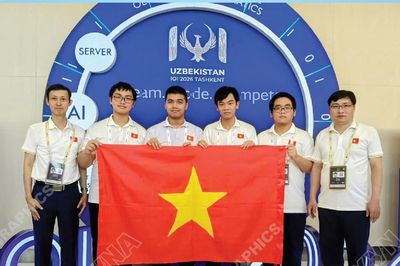 Học sinh Nguyễn Hữu Tuấn giành liên tiếp 3 HCV trên đấu trường Olympic quốc tế