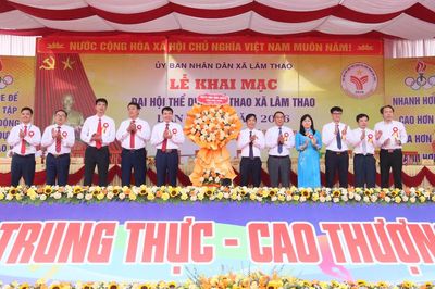 Bắc Ninh: Hơn 1.500 người tham gia Đại hội Thể dục thể thao xã Lâm Thao