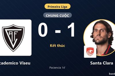 Paciencia tỏa sáng, Santa Clara đánh bại Academico Viseu ngay trên sân khách