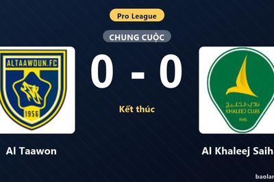 Al Taawon và Al Khaleej Saihat bất phân thắng bại ngày ra quân Pro League