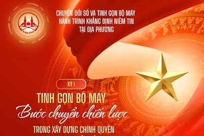 Chuyển đổi số và tinh gọn bộ máy - Hành trình khẳng định niềm tin tại địa phương (Kỳ I)