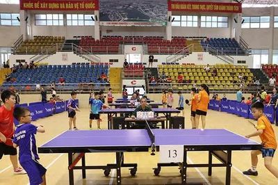 Hơn 600 vận động viên tham gia Ngày hội bóng bàn các câu lạc bộ Phú Thọ mở rộng