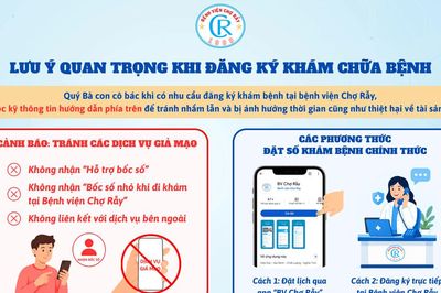 Bệnh viện Chợ Rẫy cảnh báo chiêu trò nhận hỗ trợ 'bốc số nhỏ' khi đi khám