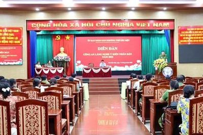 Phường Thủ Dầu Một tổ chức Ngày hội toàn dân bảo vệ ANTQ năm 2026