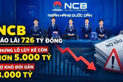 NCB báo lãi 726 tỷ đồng nhưng lỗ lũy kế còn hơn 5.000 tỷ, nợ khó đòi gần 8.000 tỷ
