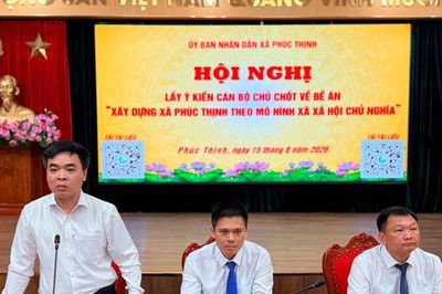 Xây dựng Phúc Thịnh trở thành mô hình xã xã hội chủ nghĩa kiểu mẫu của Thủ đô