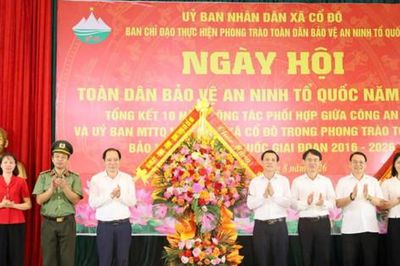 Xã Cổ Đô phát huy sức dân, xây dựng thế trận an ninh nhân dân từ cơ sở