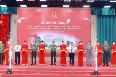 Khánh thành Dự án thành phần số 1 mở rộng Trụ sở Bộ Công an