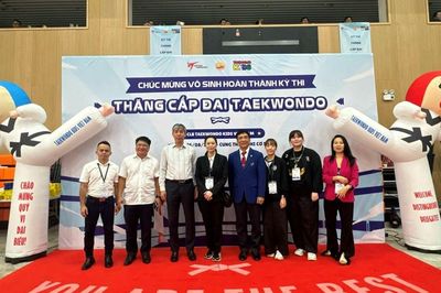 Gần 700 võ sinh tranh tài tại Kỳ thi thăng cấp đai Taekwondo