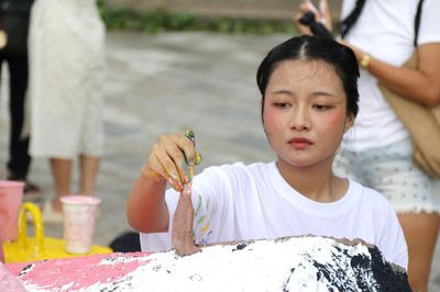 Lâm Đồng: Dự án 'Làm màu' khoác áo mới cho kè biển Thương Chánh