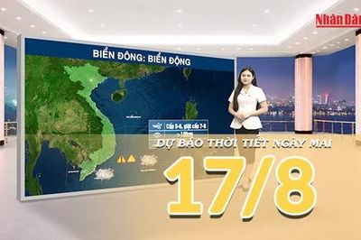 [Video] Dự báo thời tiết đêm nay và ngày mai 17/8/2026: Bắc Bộ đón mưa lớn, Trung Bộ nắng nóng