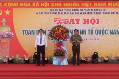 Sôi nổi Ngày Hội toàn dân bảo vệ ANTQ năm 2026 tại phường Sơn Trà