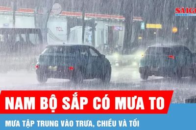 Nam bộ sắp có đợt mưa diện rộng